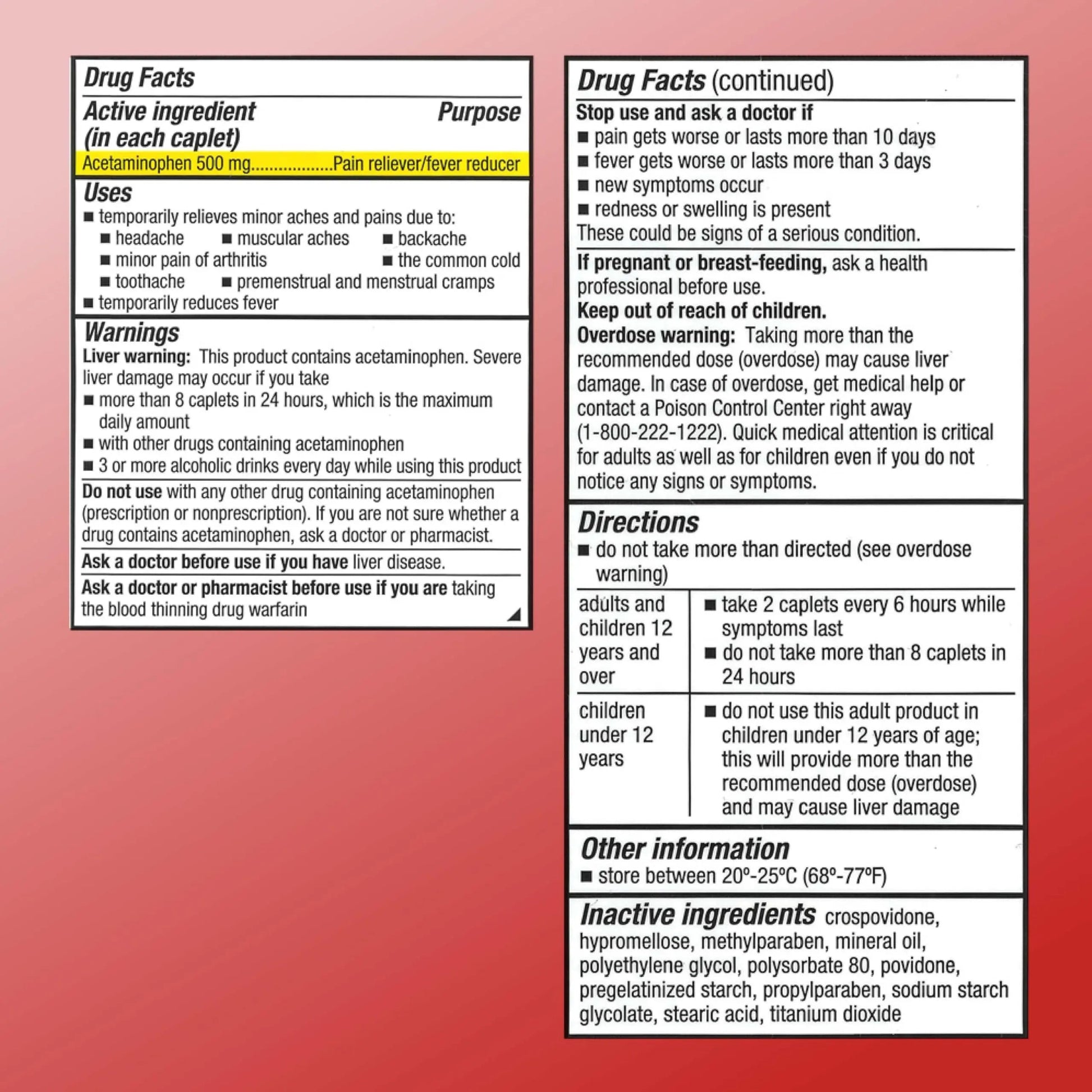 Quality Choice Easy Open Extra Strength Pain Relief, Acetaminophen 500mg Extra Strength, Pain Reliever and Fever Reducer for Headache, Backache, Toothache and Muscle Aches, 150 Count Bottle. Quality Choice Au supplements