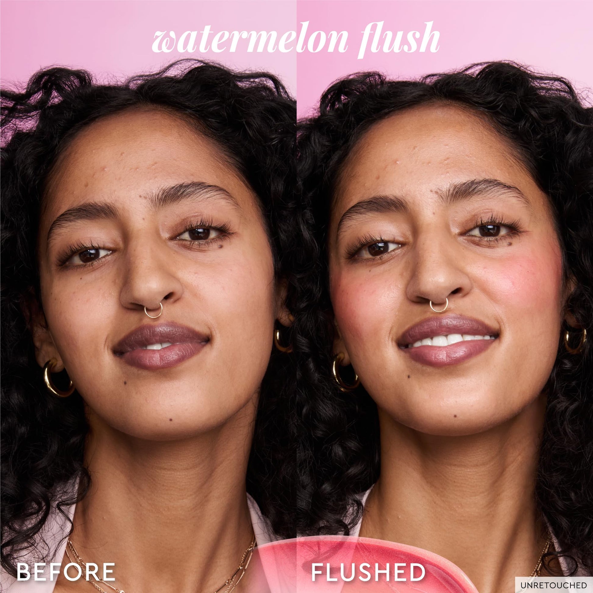 Glow Recipe Niacinamide Dewy Flush Tinted Liquid Blush Serum - Glowy Blush for Cheeks to Smooth, Hydrate & Brighten - Liquid Korean Makeup with Buildable Soft Pink Tint - Watermelon Flush (0.4 oz) Glow Recipe Au supplements