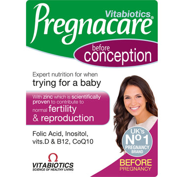 Pregnacare Conception Tablets, Pack of 30, 30 Count Pregnacare Au supplements