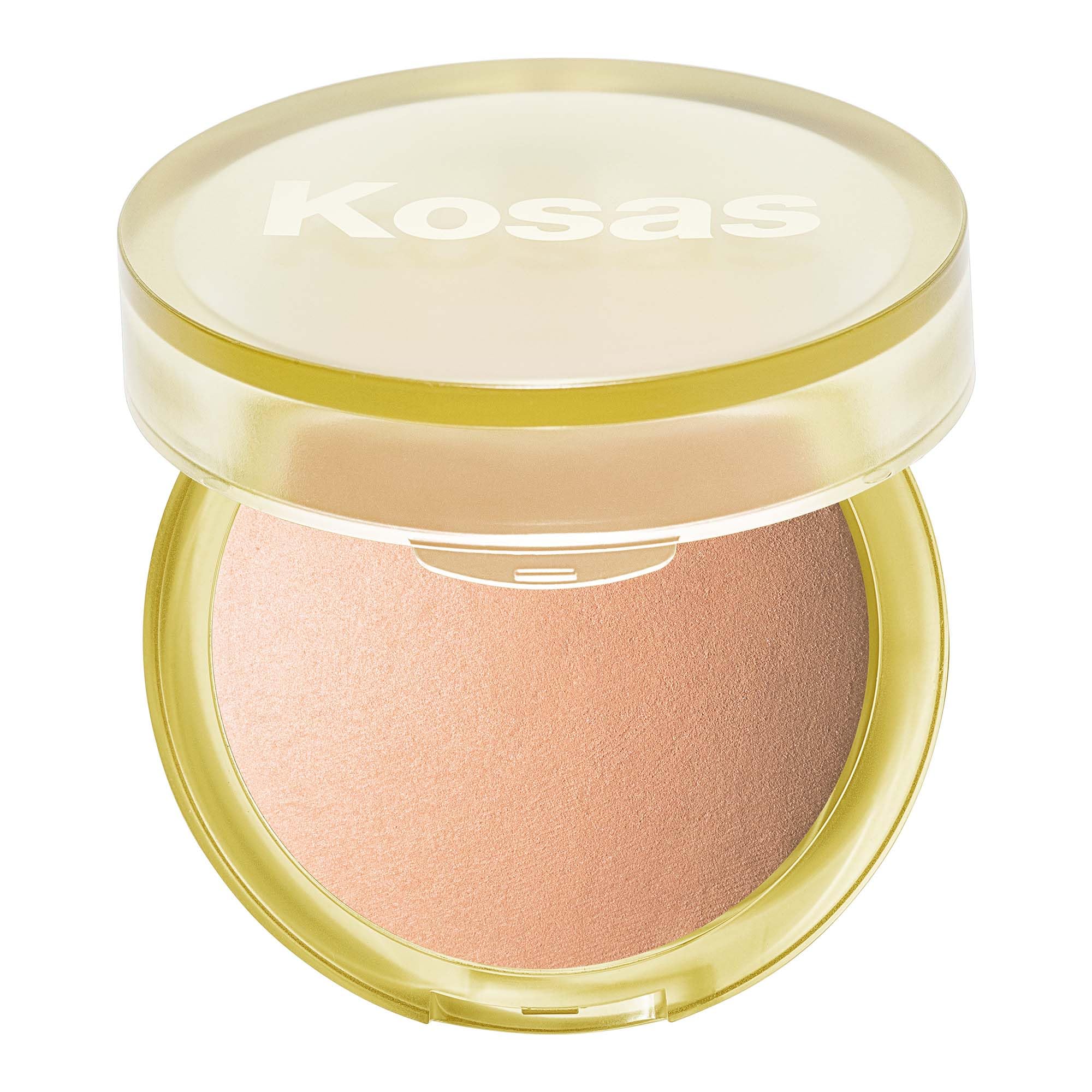 Kosas Sun Show Glowy Warmth Baked Bronzer - Contouring Powder for Cheekbones, Nose & Jawline - Enriched with Concentrated Fatty Acids - Talc-Free, Vegan & Hypoallergenic - Waves Kosas Au supplements