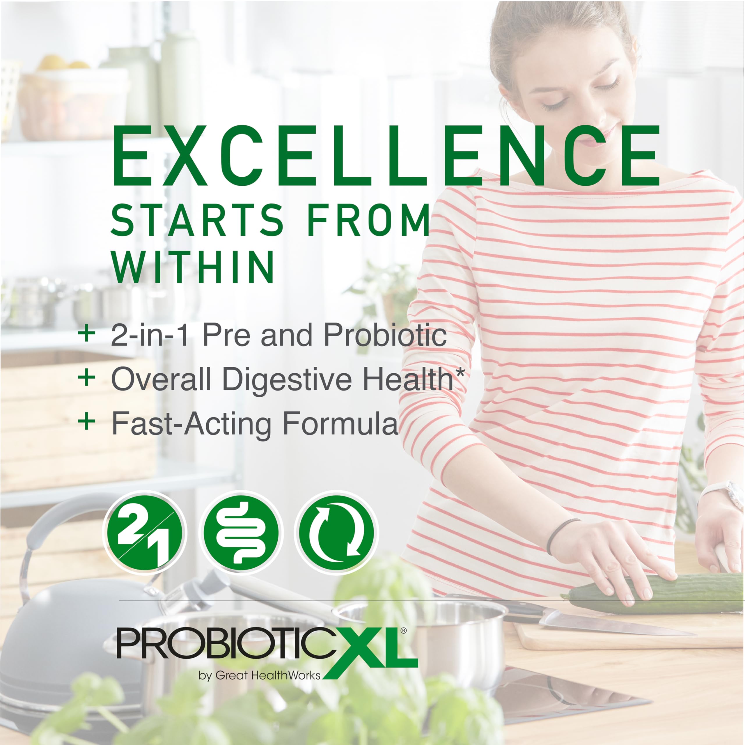 OmegaXL Powerful Joint and Muscle Support Supplement 60 Count (2 Pack) & Probiotic XL - PreforPro, DE111, Shelf Stable - Promote Healthy Gut Flora Growth (30 Veggie caps) OmegaXL Au supplements