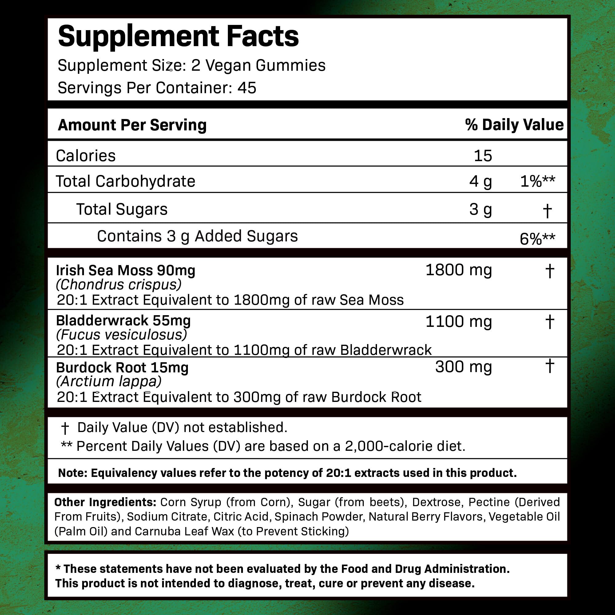 WELLNESS LABSRX Sea Moss Gummies, 3200mg Irish Sea Moss Mixed Berry Flavor with Maximum Potency Bladderwrack and Burdock Root - Supports Skin, Energy and Immunity - 90 Count WELLNESS LABSRX Au supplements