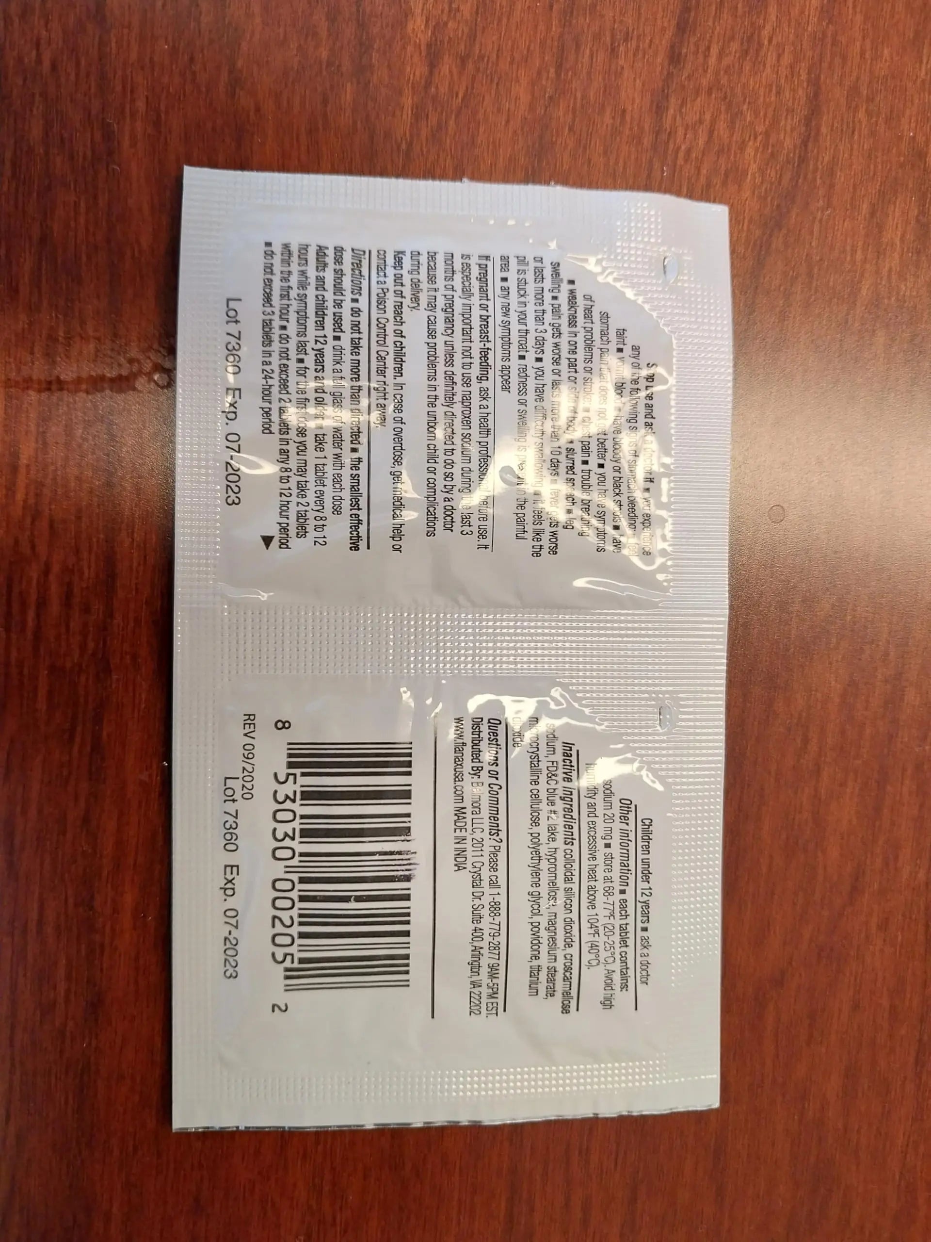 Flanax Pain Reliever Tablets 2ct Retail Dispenser Flanax Au supplements