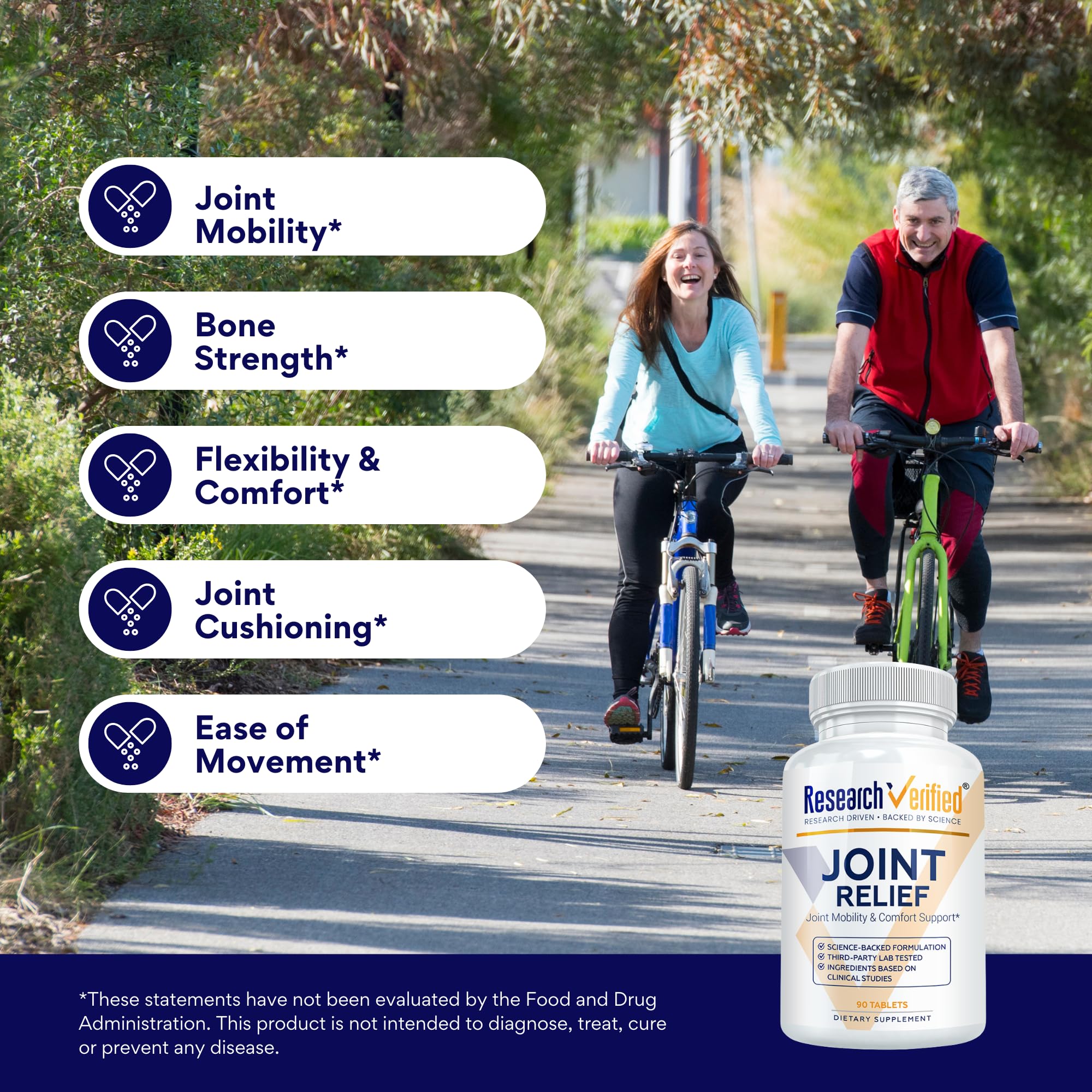 Research Verified Joint Support - Glucosamine, MSM, Turmeric, Boswellia, BioPerine - Vegan - 90 Capsules - 1 Month Supply Research Verified Au supplements