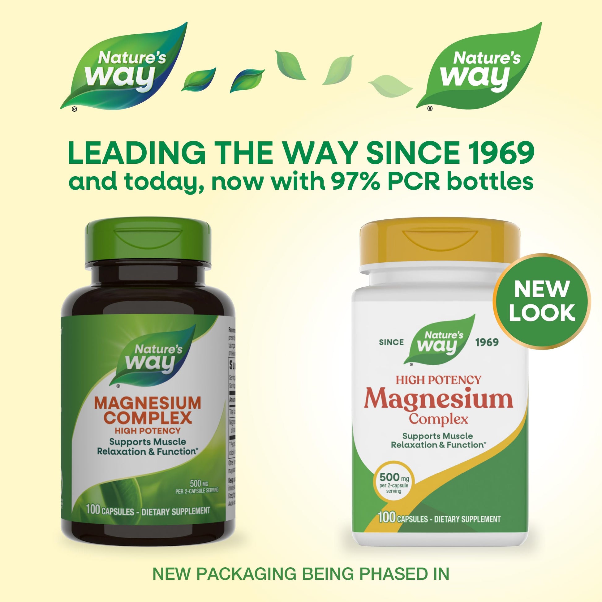 Nature's Way Magnesium Complex, Supports Muscle Relaxation*, Muscle Function*, Promotes a sense of Calm*, Magnesium Citrate and Oxide, 100 Capsules Nature's Way Au supplements