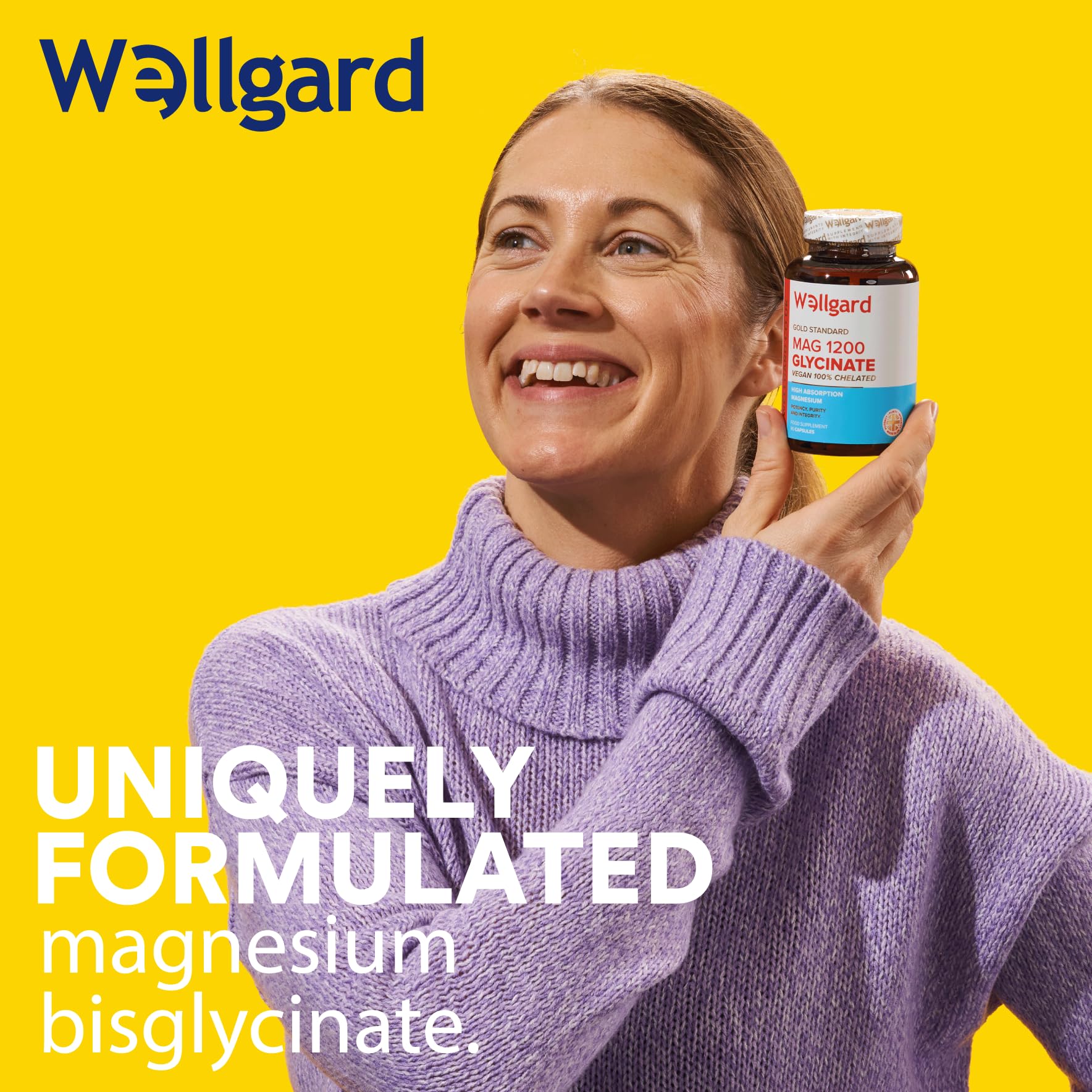 Wellgard Magnesium Glycinate, Mag 1200, High Strength Magnesium Bisglycinate Wellgard Au supplements