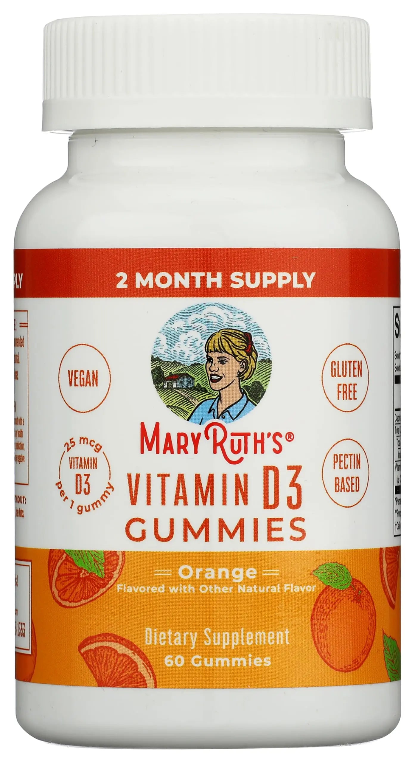 MARYRUTHS Vitamin D3 Orange MARYRUTH'S Au supplements