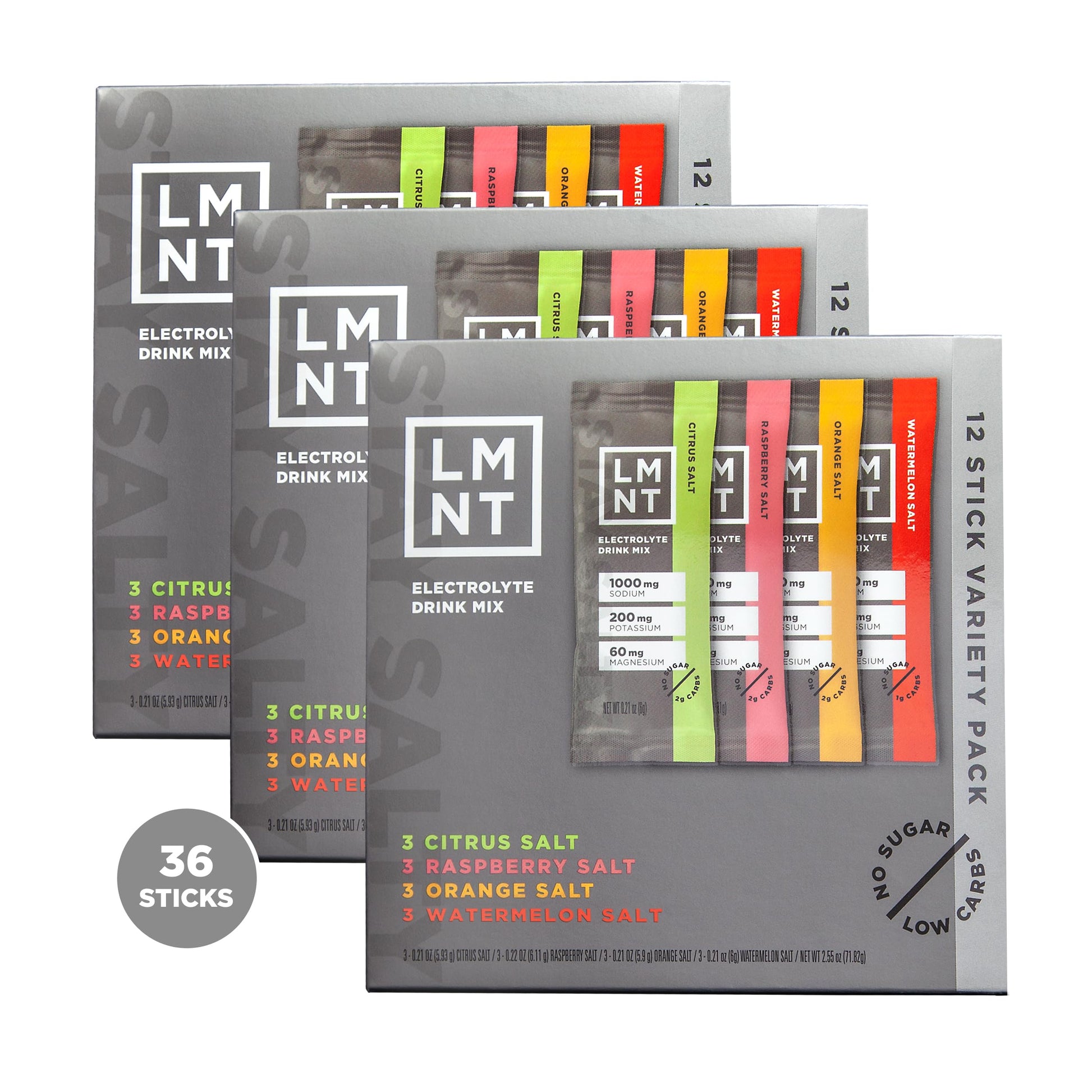 LMNT Zero-Sugar Electrolytes - Variety Pack Bundle - Hydration Powder Packets Drink LMNT Au supplements