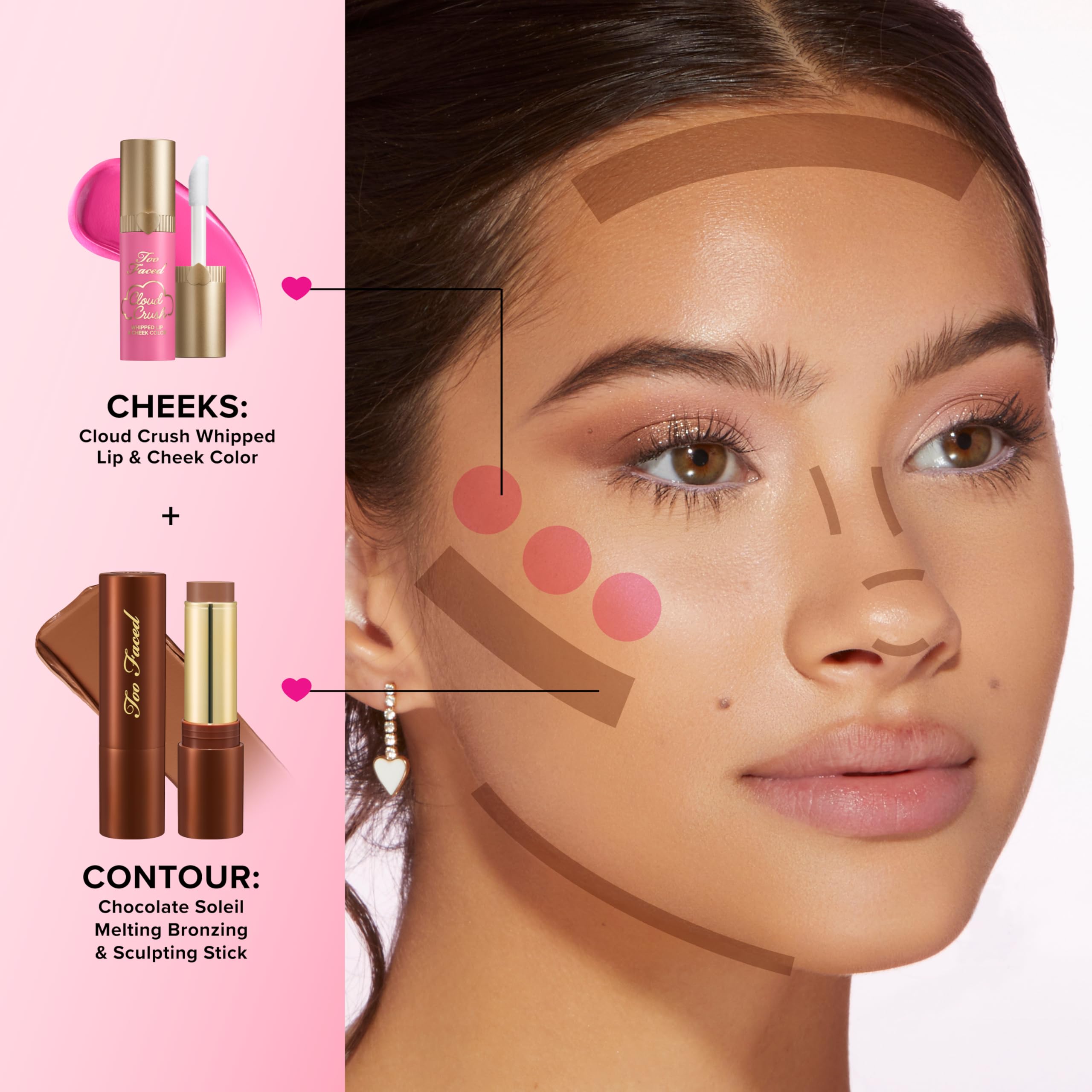 Too Faced Chocolate Soleil Melting Bronzing & Sculpting Stick | Multi-Use, Contour + Cream Bronzer Stick | Lightweight, Satin-Finish with Buildable Coverage, 0.28 Ounce, 0.28 Ounce, Chocolate Souffle Too Faced Au supplements