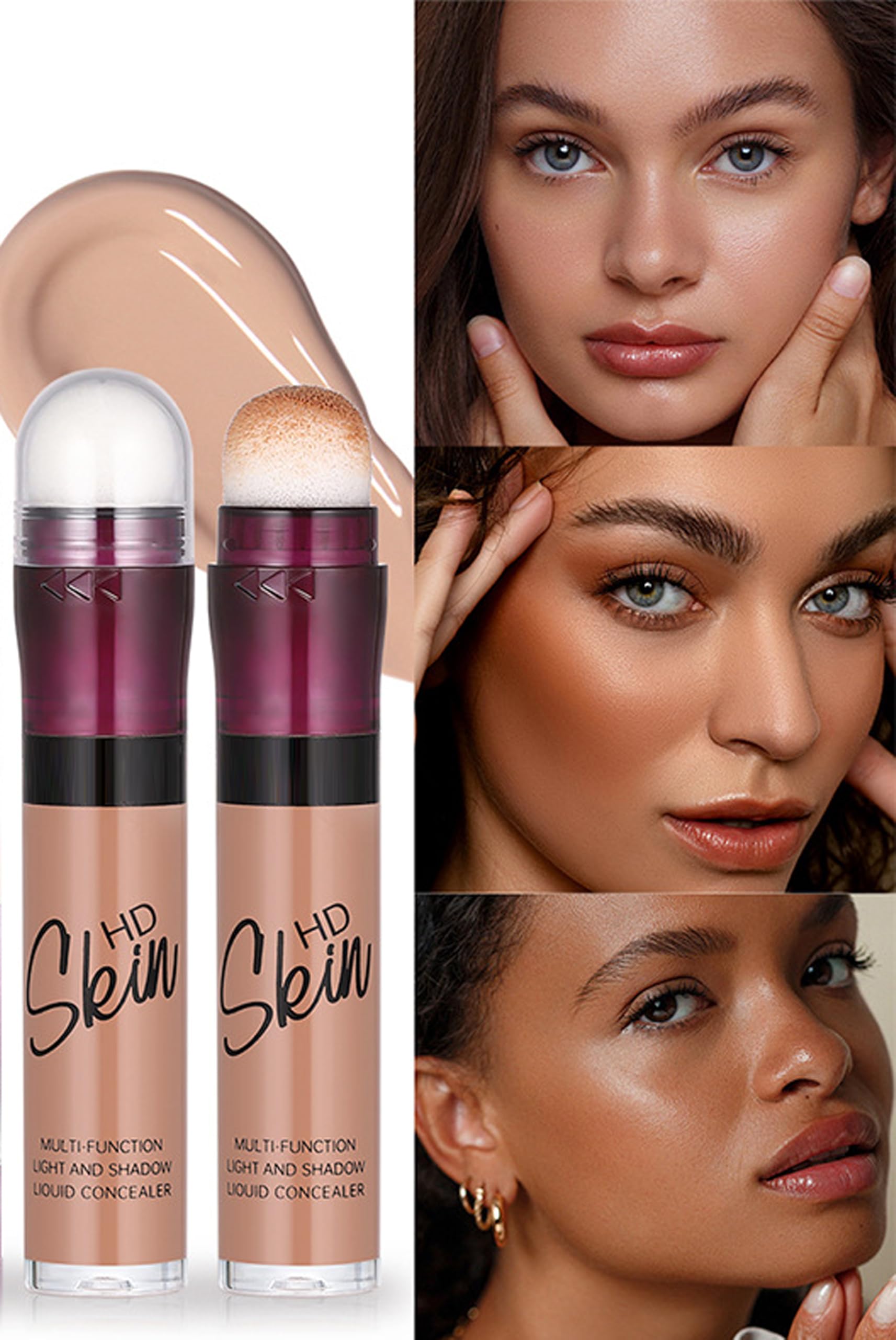 Concealer Stick Foundation Concealer Moisturizing Hydration Brightening Skin Tone Concealer Oil Control Waterproof With Applicator Cushion RHSEDD Au supplements