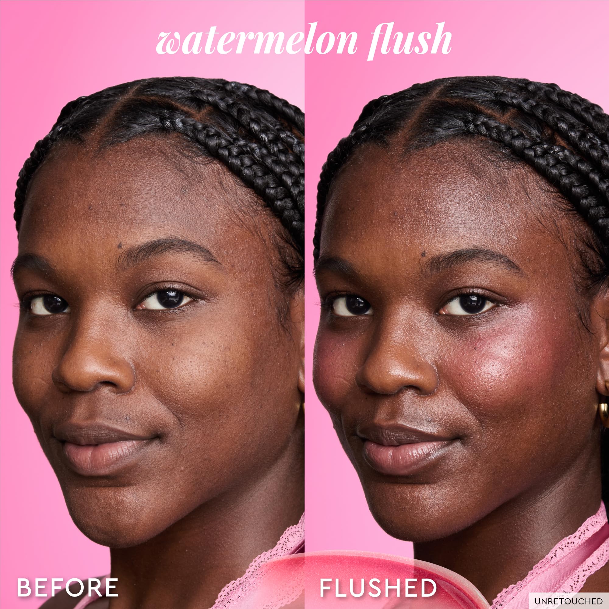 Glow Recipe Niacinamide Dewy Flush Tinted Liquid Blush Serum - Glowy Blush for Cheeks to Smooth, Hydrate & Brighten - Liquid Korean Makeup with Buildable Soft Pink Tint - Watermelon Flush (0.4 oz) Glow Recipe Au supplements