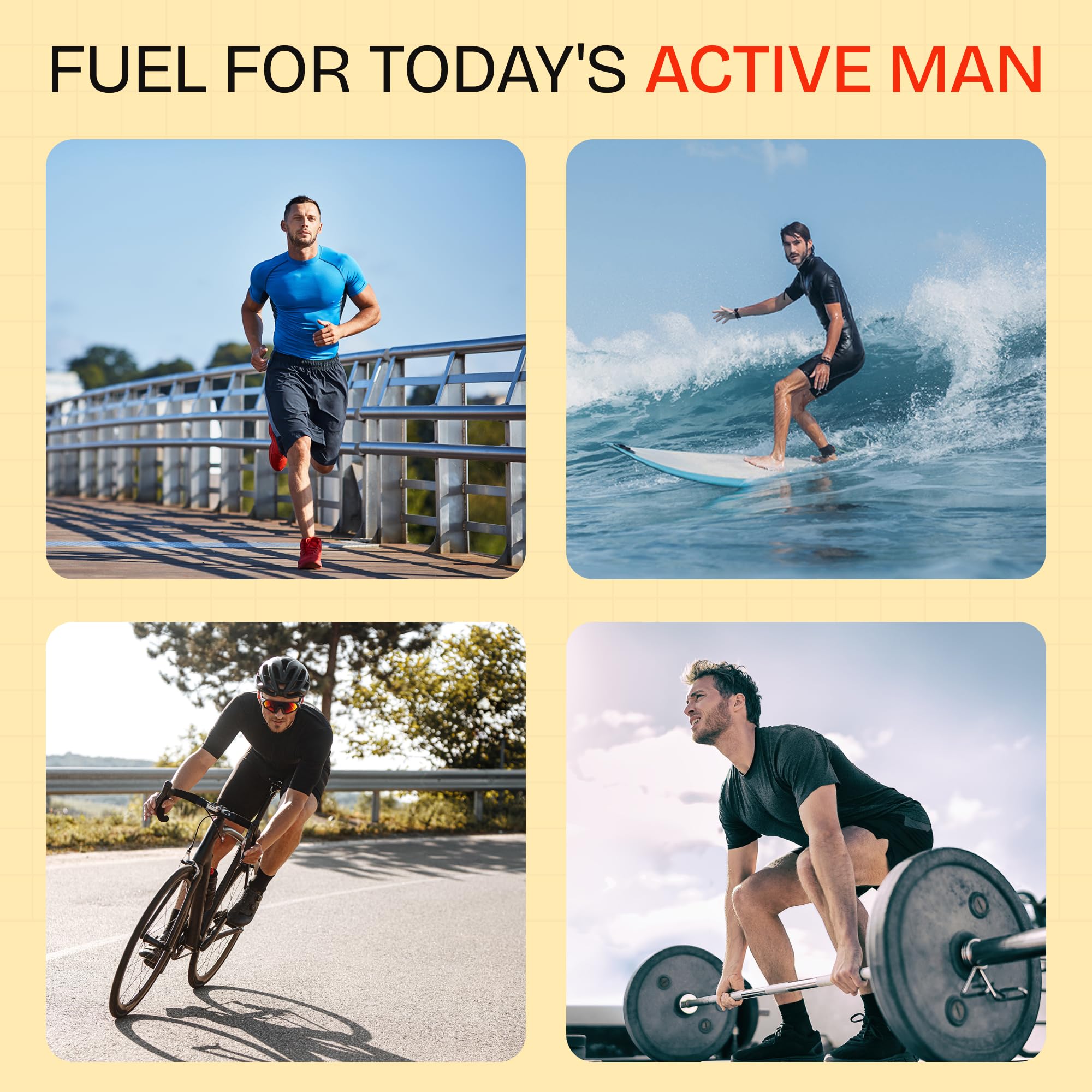 Super Macho, High Potency B Vitamins and Amino Acids, Fuel for Today's Active Men, No Caffeine, No Sugar, Dietary Supplement, Made in USA,50 Softgels Super Macho Au supplements