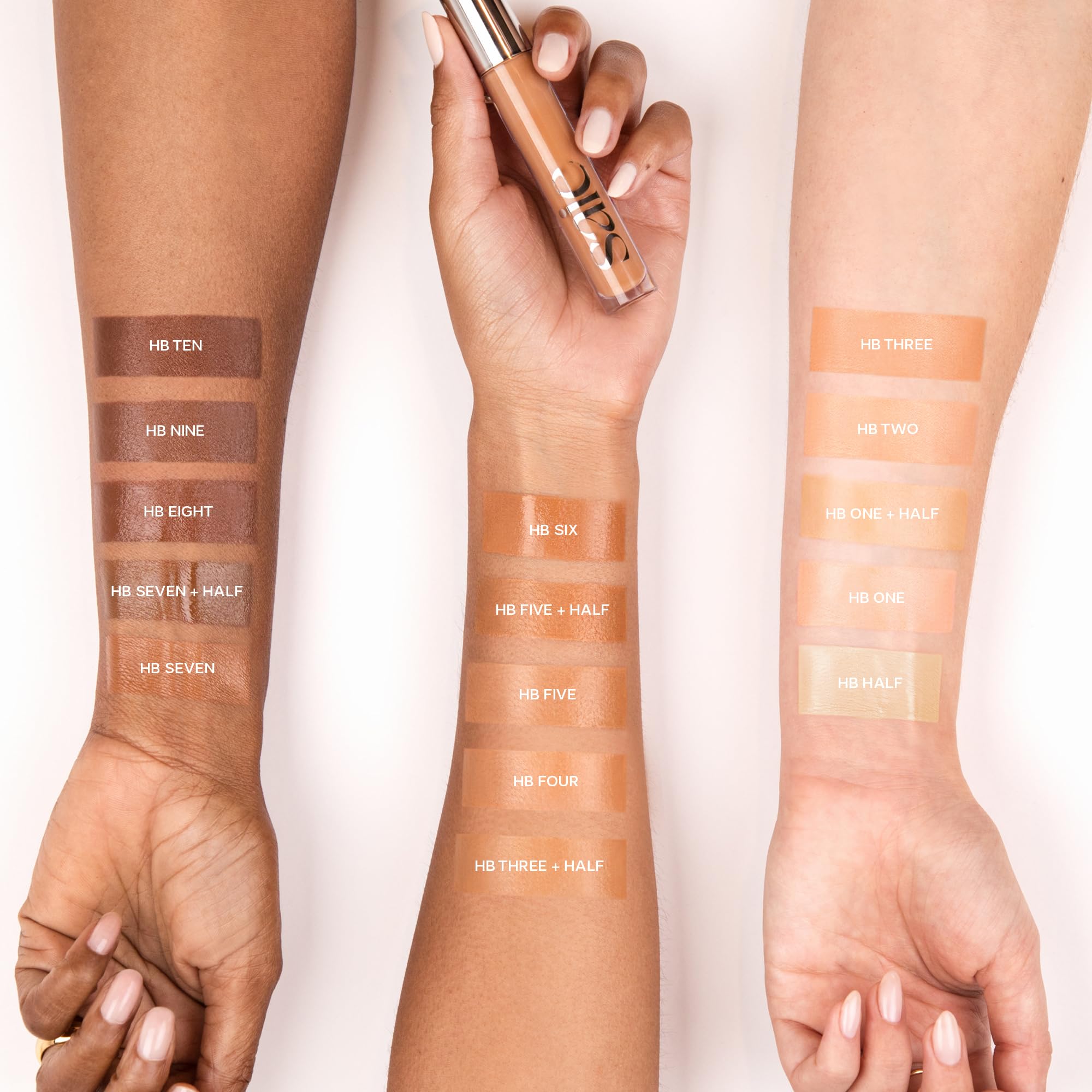 Saie Hydrabeam Under Eye Brightener - Sheer + Hydrating Concealer with Glycerin, Squalane + Cucumber Extract - Brightening Under Eye Concealer + Corrector for Even, Glowing Skin - Shade 6 (0.2 oz) Saie Au supplements