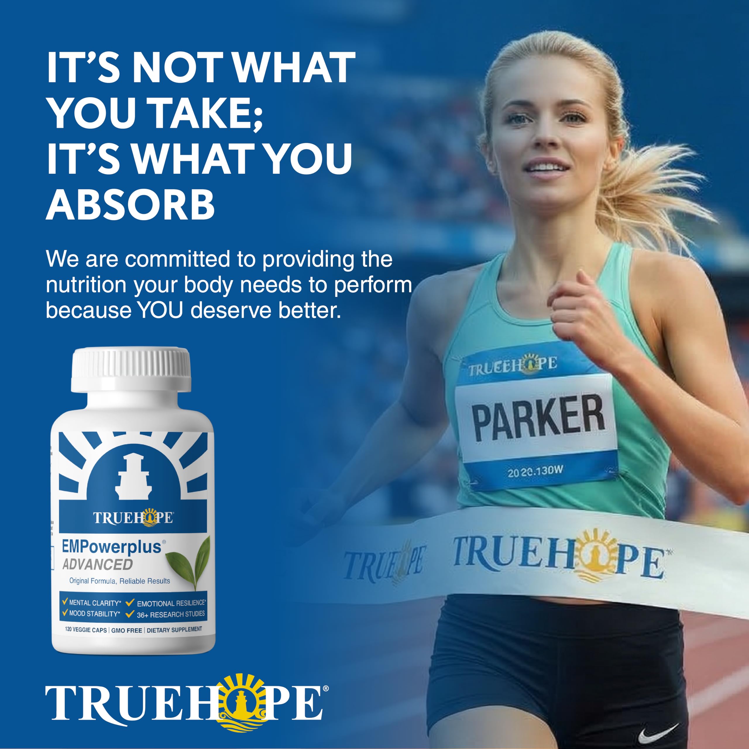 Truehope EMPowerplus Advanced Multivitamin for Women & Men - Broad-Spectrum Multivitamins & Chelated Minerals | 1000% Better Absorption | 37 Research Studies & 28 Years of Success | 30 Day Supply Truehope Au supplements