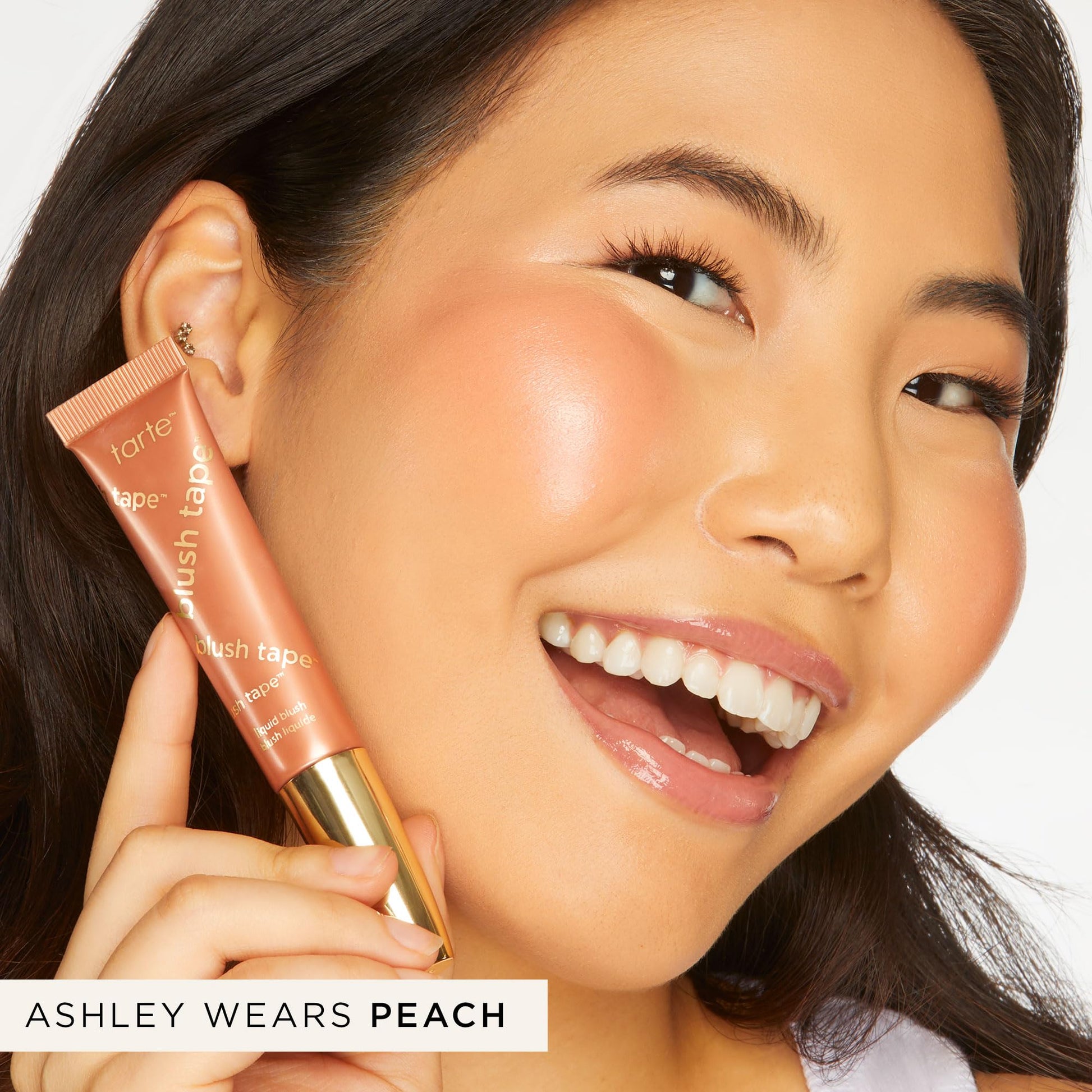tarte blush tape liquid blush – Buildable Cream Cheek Makeup, Lightweight Formula, Blurs appearance for Radiant Glow, Vegan & Cruelty-Free, full size, rose tarte Au supplements
