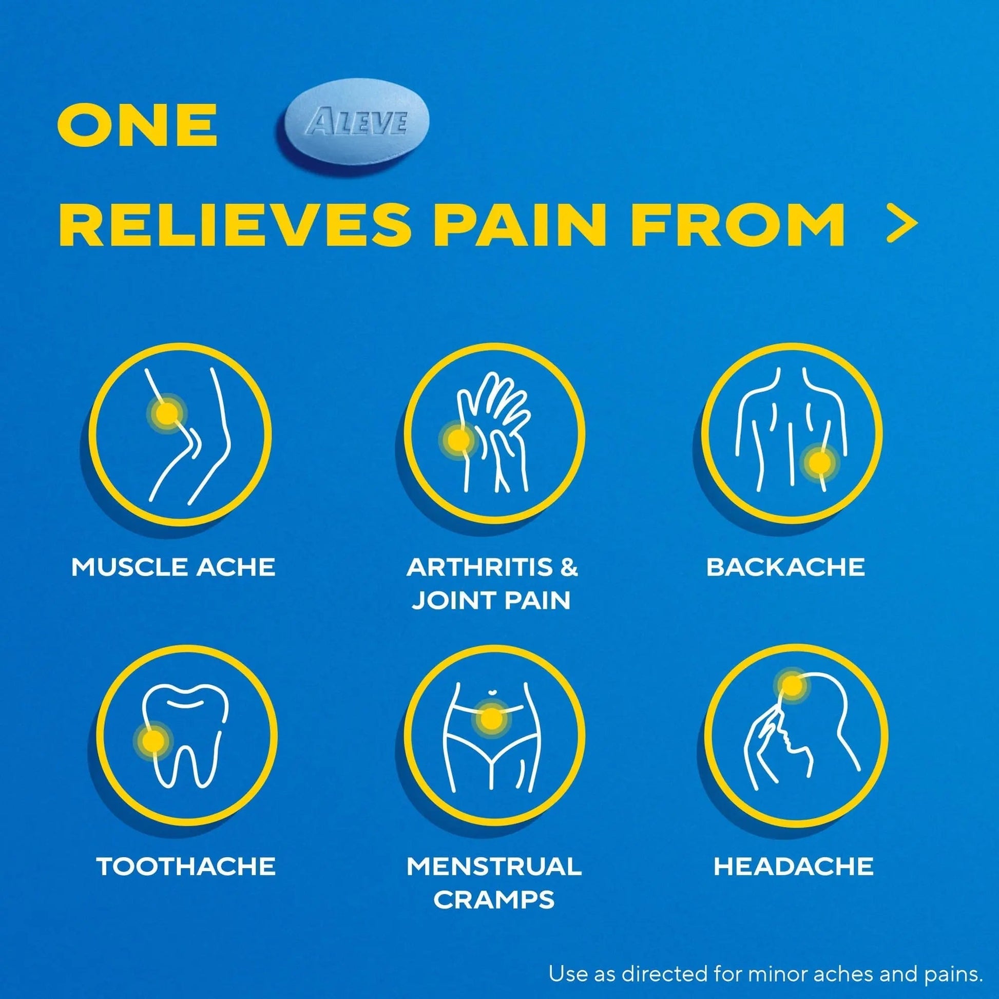 Aleve Pain Relief Naproxen Sodium Caplets ‐ 24 Count Aleve Au supplements