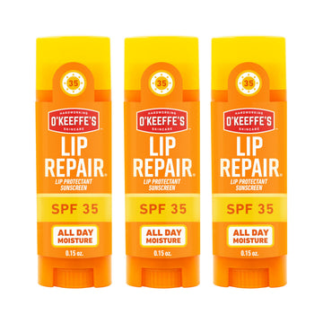 O'Keeffe's Lip Repair SPF 35 Lip Balm - Stick (3 Pack) - Sun-Safe Moisturizer for Extremely Cracked, Dry Lips O'Keeffe's Au supplements