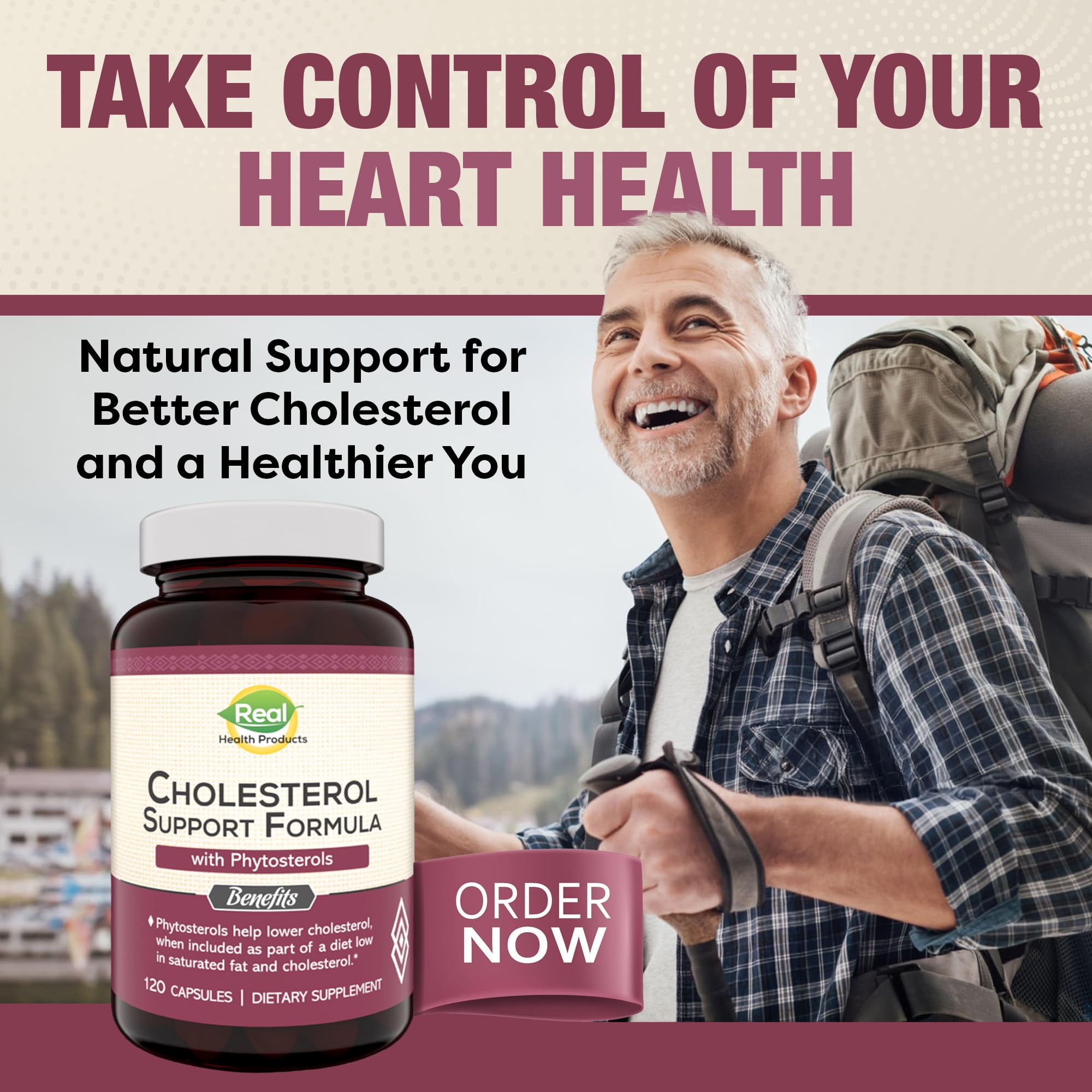Advanced Cholesterol Health Complex with Plant Sterols. Cholesterol & Lipid Support Supplement for Healthy Heart & Cholesterol Levels for Men & Women. 120 Capsules RHP Au supplements
