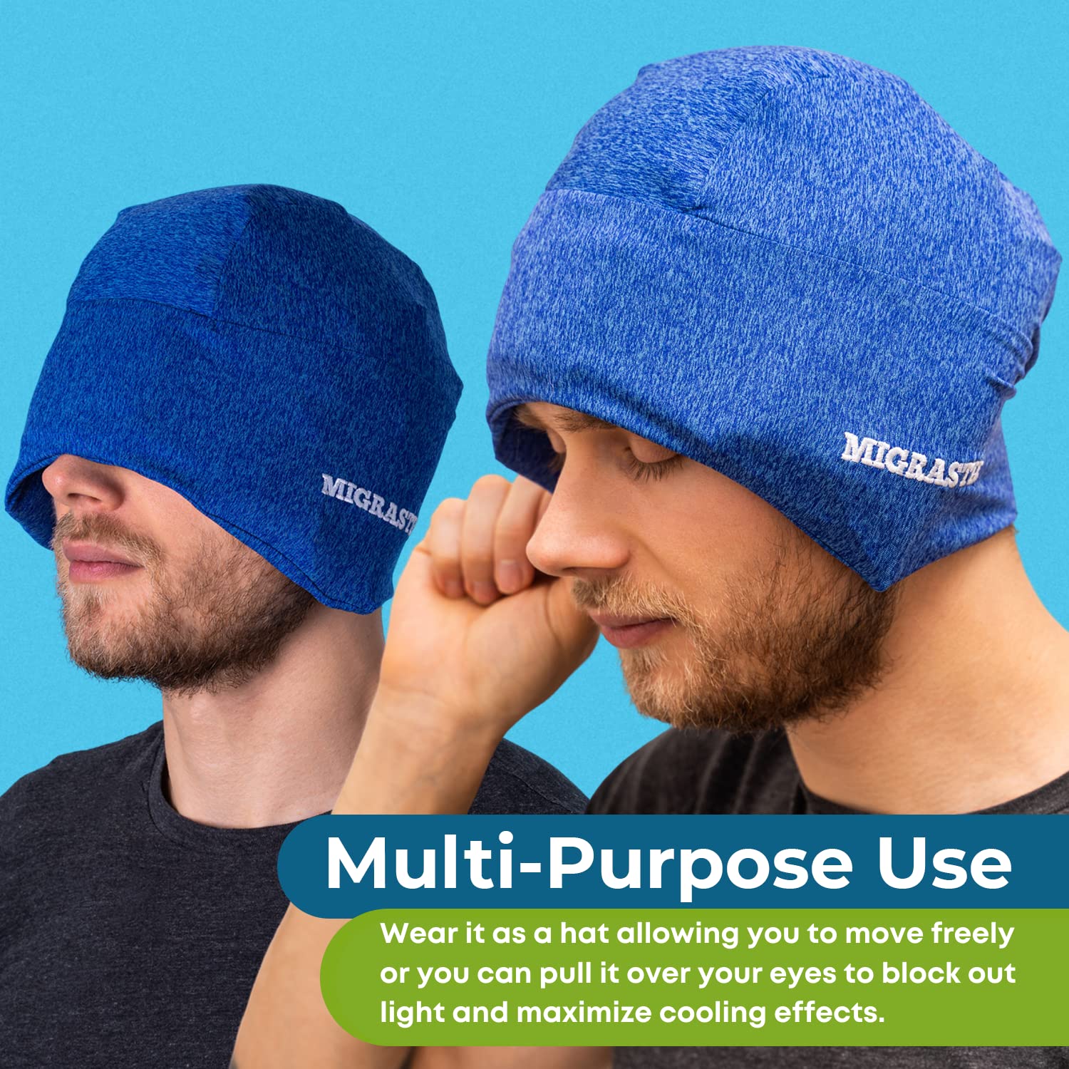 Basic Vigor Migrastil Extra Strength Migraine Stick & MigraFreeze Hat Bundle Basic Vigor Au supplements