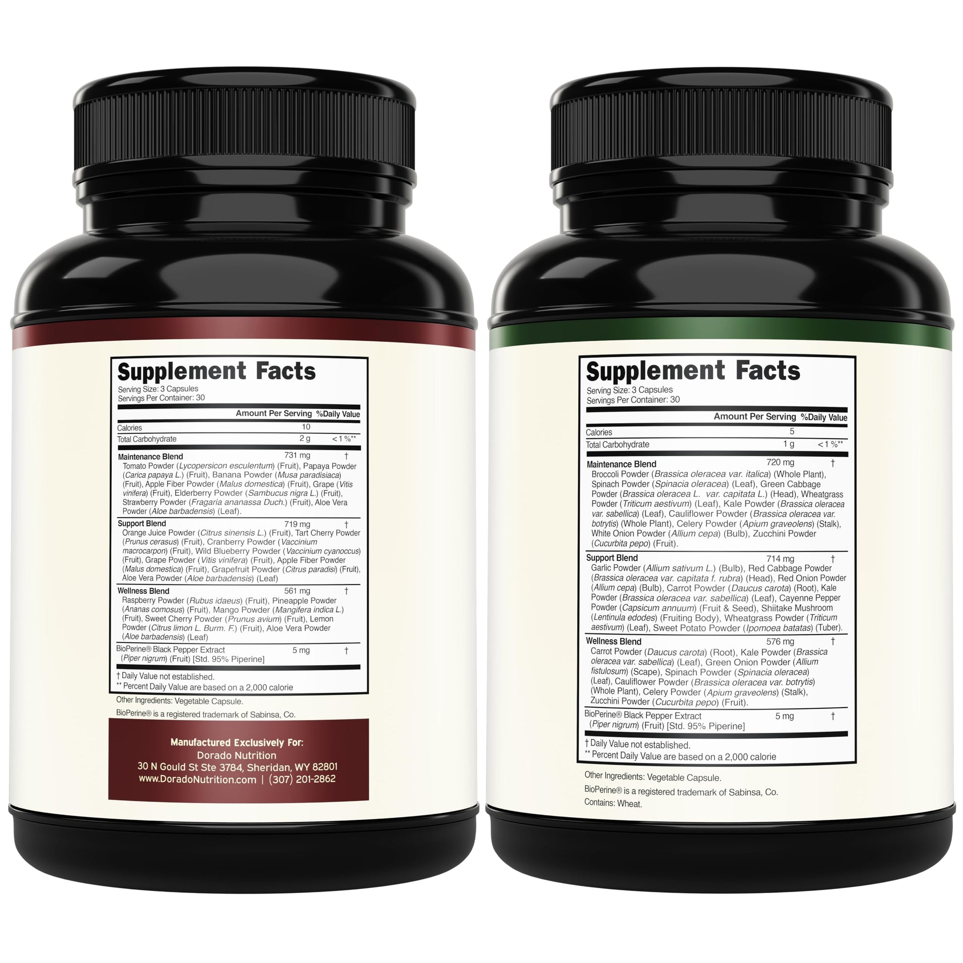 Fruit and Veggies Supplement (180 Capsules) Superfood Fruits and Vegetables Supplements for Adults - Premium Super Food for Energy and Immune Support - Veggies Capsules - Non-GMO & Vegan - USA Made DORADO NUTRITION Au supplements