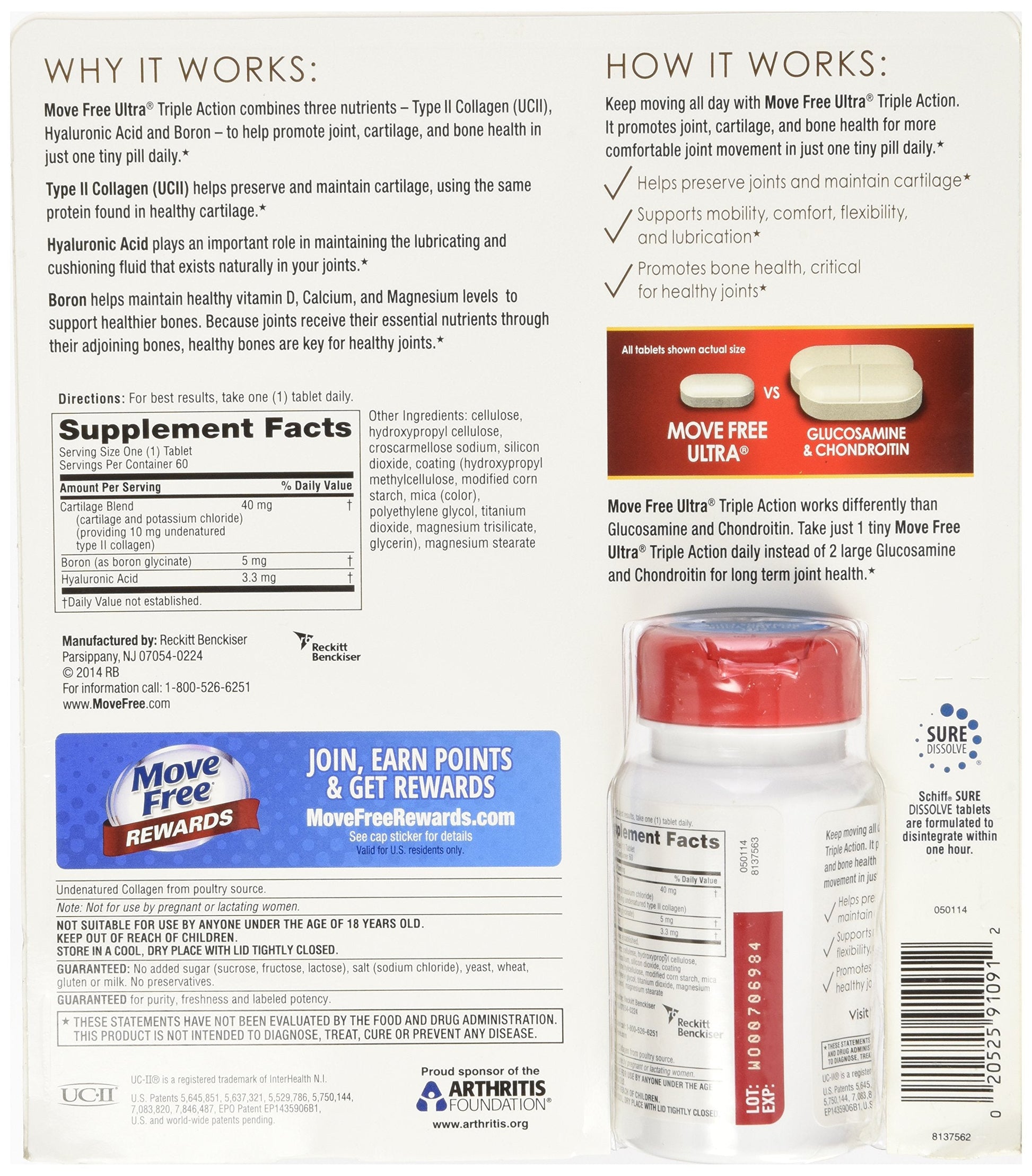 Schiff Move Free Ultra (60 ct.) Schiff Au supplements