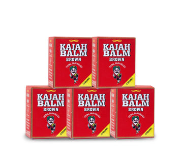 Kajah Brown Balm 10Gms (Pack of 5) Rajah Au supplements