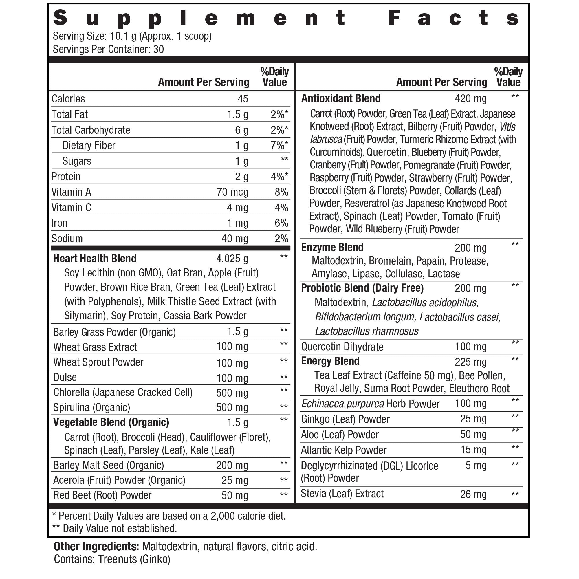 New Vitality Royal Greens Superfood Powder | Healthy Veggie Powder with Probiotics, Enzymes, Antioxidants, Wheat Grass & Greens 10.75oz (30 Day Supply) New Vitality Au supplements