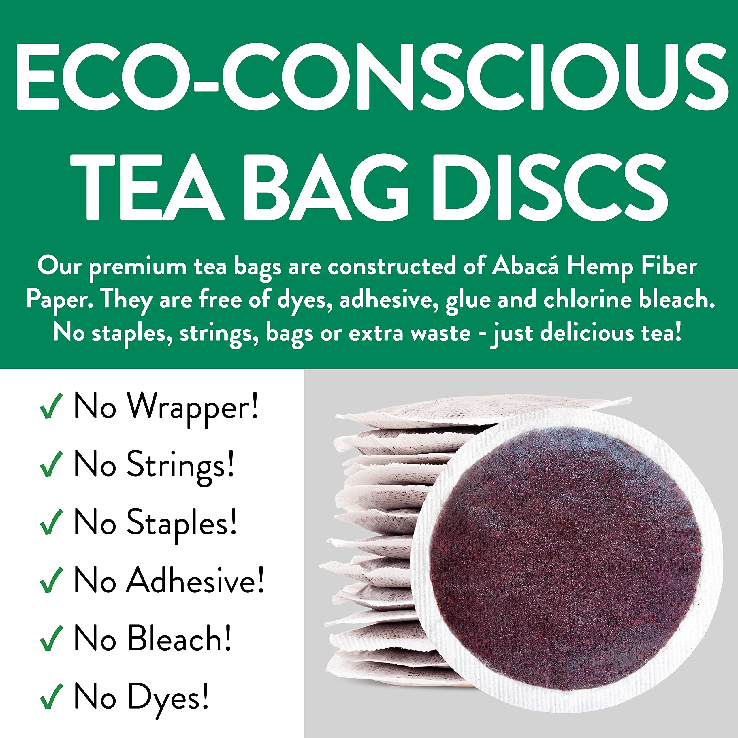 FGO Organic Hibiscus Tea, Eco-Conscious Tea Bags, 100 Count, Packaging May Vary