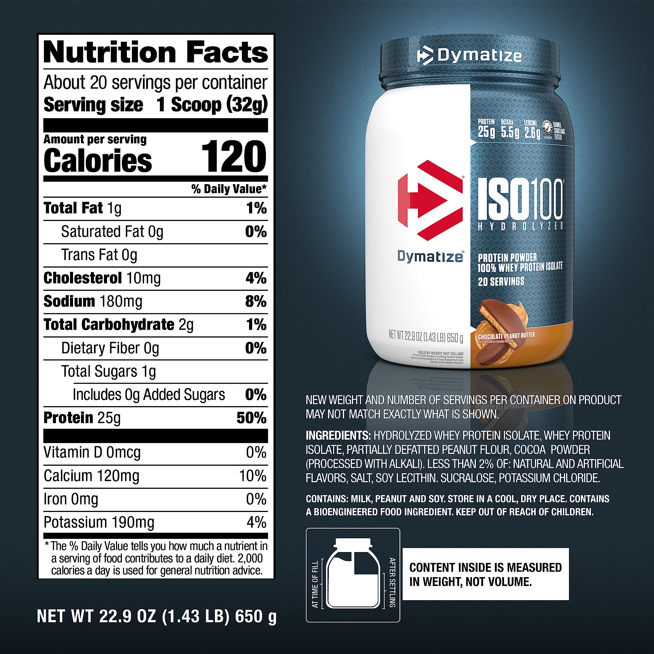 Dymatize ISO100 Whey Protein Powder with 25g of Hydrolyzed 100% Whey Isolate Dymatize Au supplements